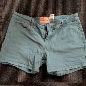 Levi's Women's Teal Jean Shorts